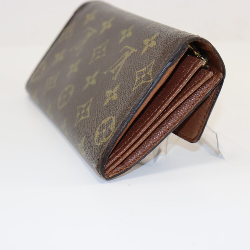 Louis Vuitton Monogram Sarah Long Wallet Restored Classic Ca5008 View 4